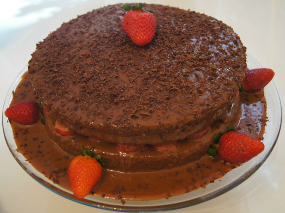 bolo sem gluten brigadeiro 
