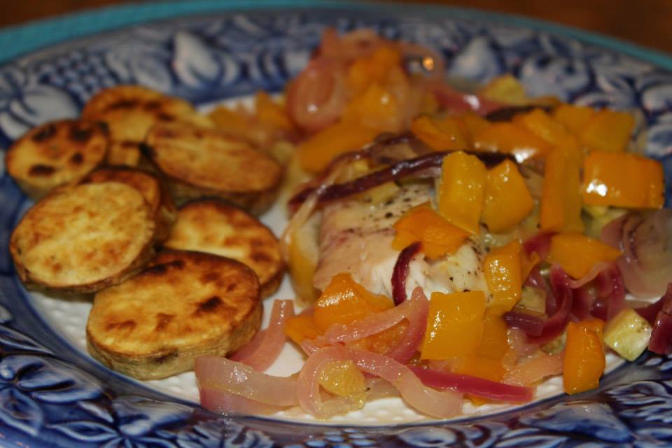peixe assado com legumes light 14