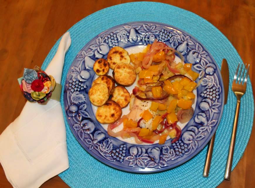peixe assado com legumes light  15